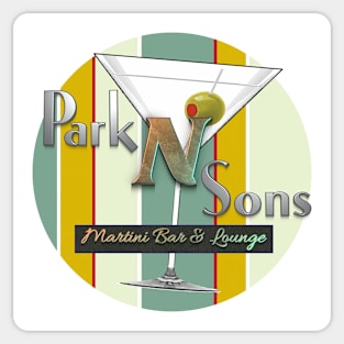 Park N Sons Martini Bar & Lounge III Sticker